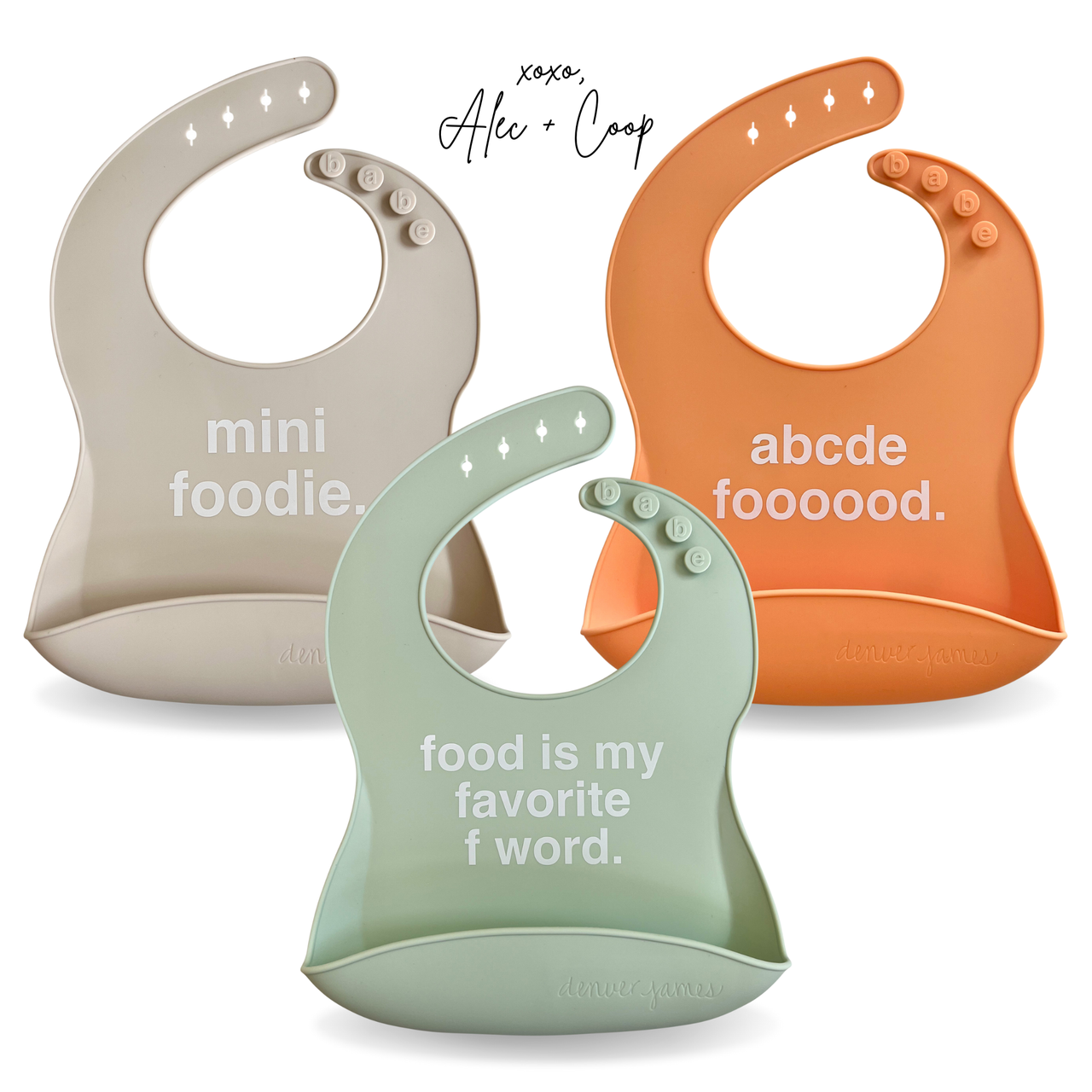 Silicone Bib - Mini Foodie