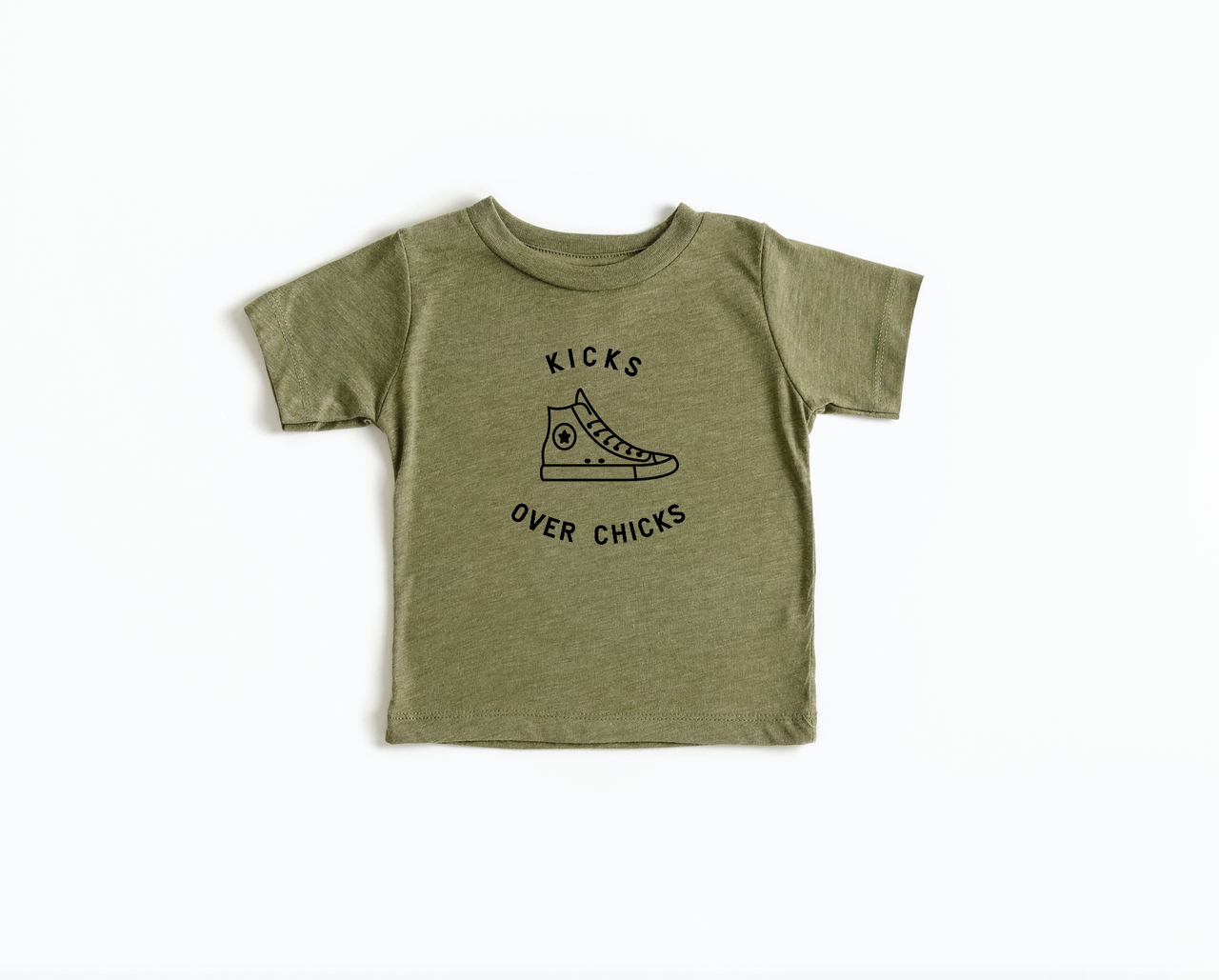 Kicks Over Chicks Kids Tee