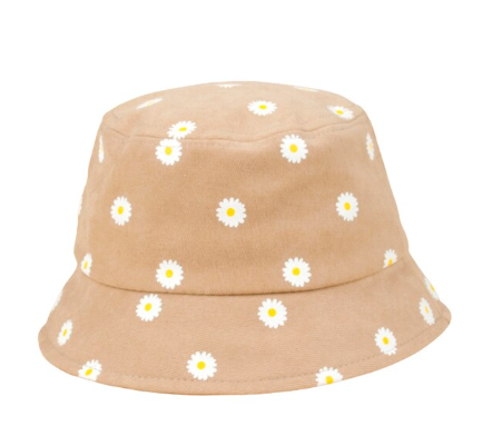 Printed Flower Bucket Hat