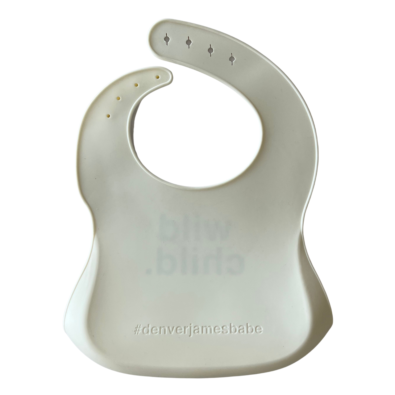 Silicone Bib - Wild Child (Cream)