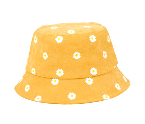 Printed Flower Bucket Hat