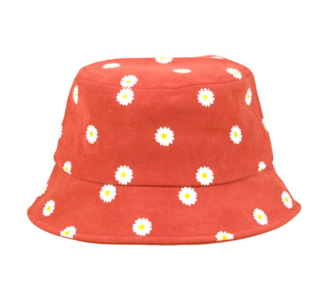 Printed Flower Bucket Hat