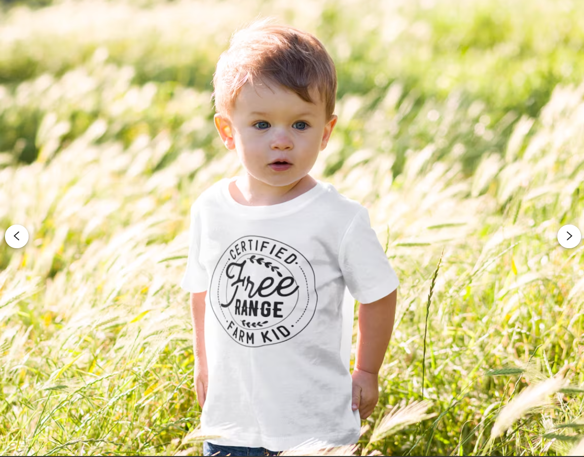 Free Range Farm Kid - Farm Shirt - Kids