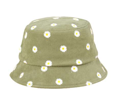 Printed Flower Bucket Hat