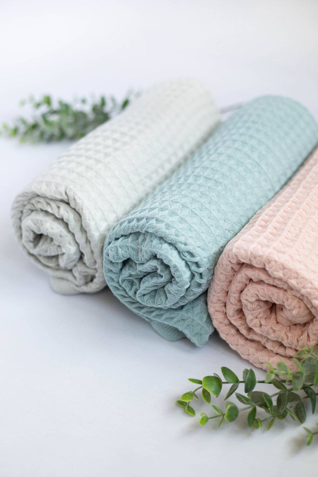 Organic Waffle towel for babies and toddler