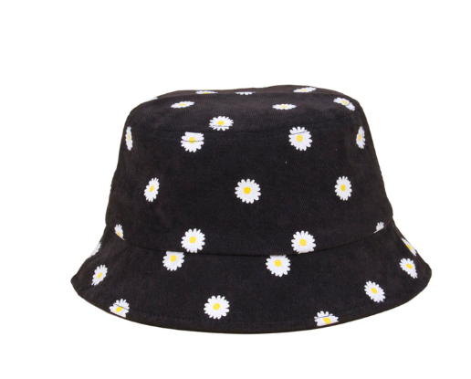 Printed Flower Bucket Hat