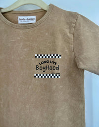 Thumbnail for Long Live Boyhood Acid Wash Tee