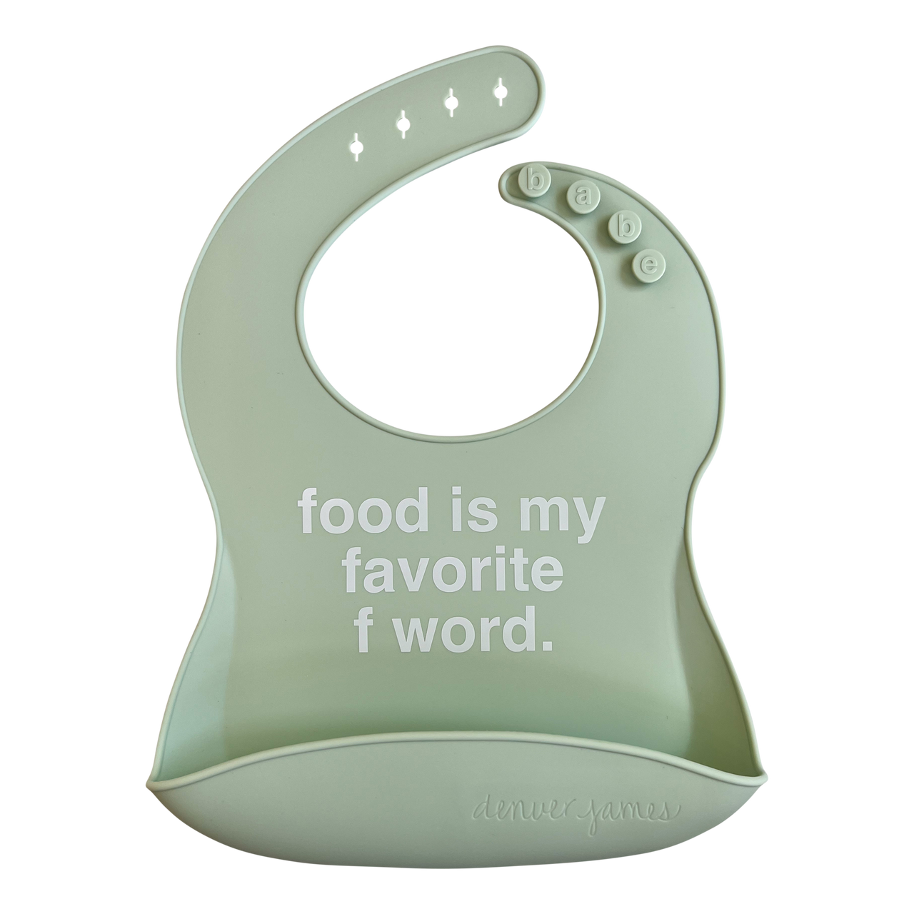 Silicone Bib - Favorite F Word